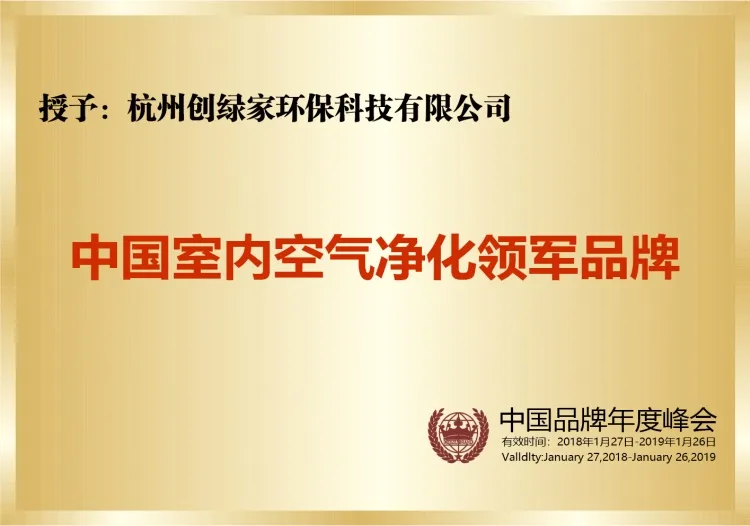 中国室内空气净化领军品牌