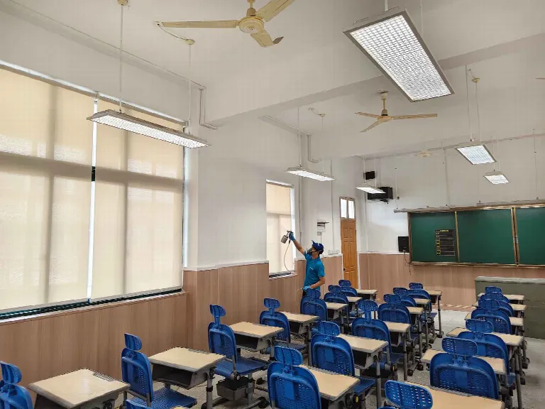 湖州德清县雷甸镇中心小学北点分校1000㎡校园空气治理案例